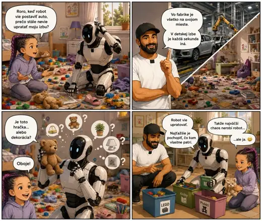 Prečo robot stále nevie upratať detskú izbu?