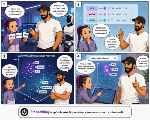 Čo je EMBEDDING a prečo je pre AI taký dôležitý?